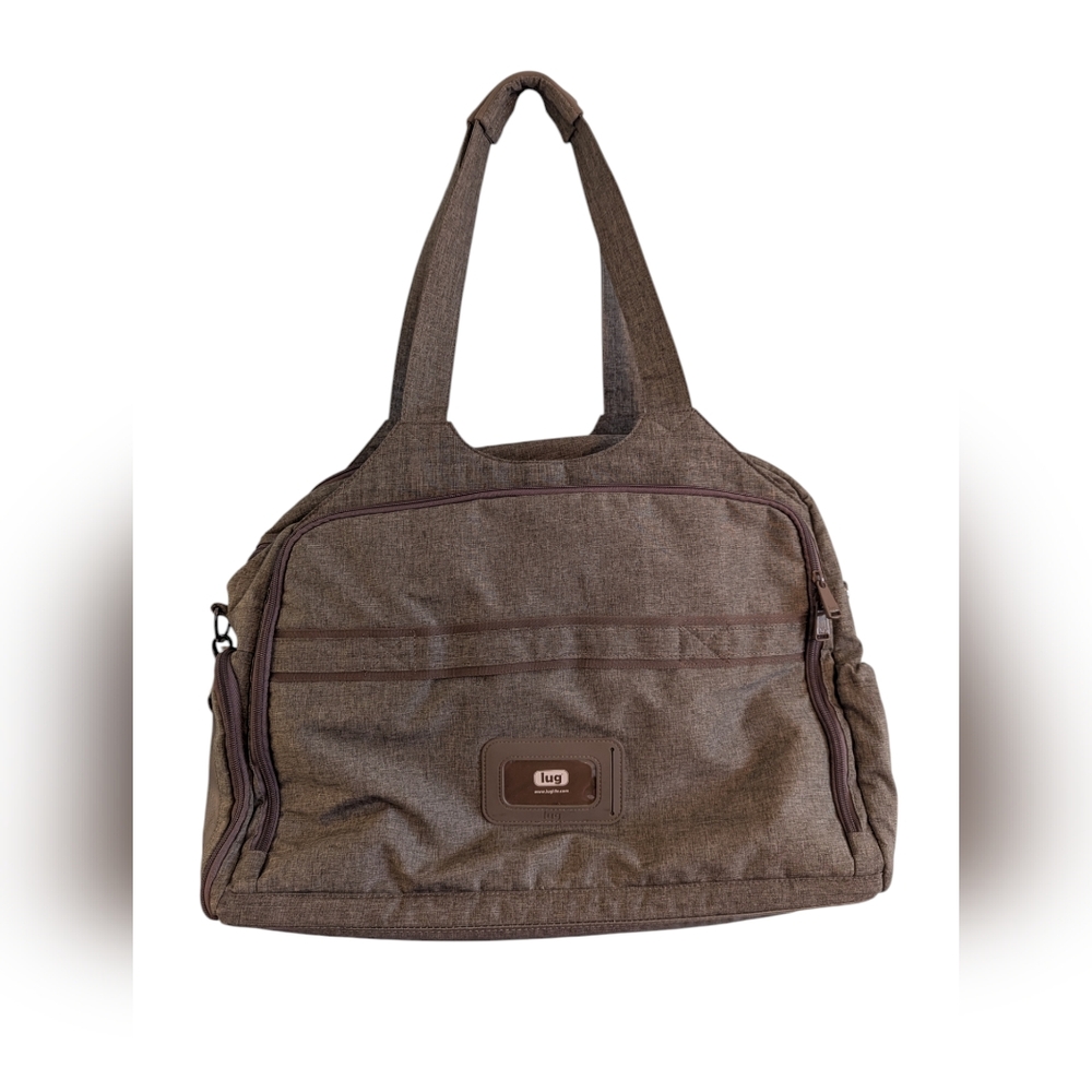 Large Lug Pontoon Weekender Bag Walnut - Picture 2 of 16